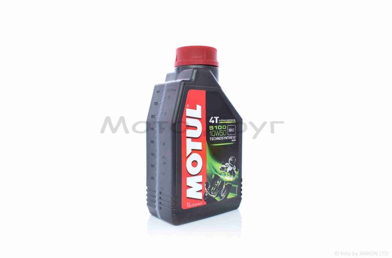 Олія моторна 4T, 1л напівсинтетика “MOTUL” (10W50, 5100) ФРАНЦІЯ