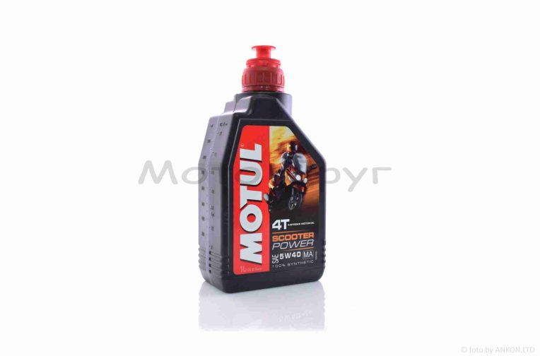 Олія моторна 4T, 1л синтетика “MOTUL” (5W40, SCOOTER POWER) ФРАНЦІЯ