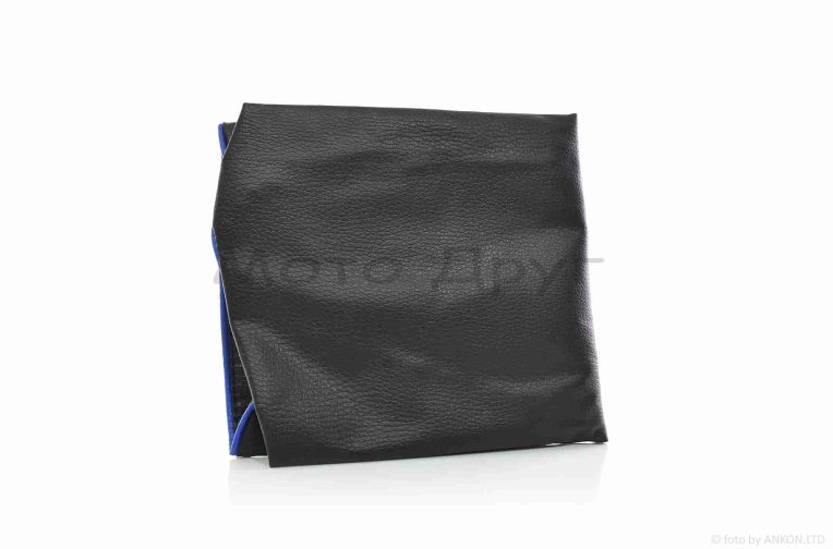 Чехол сиденья  Yamaha JOG 3YK  черный, синий кант  “JD”_