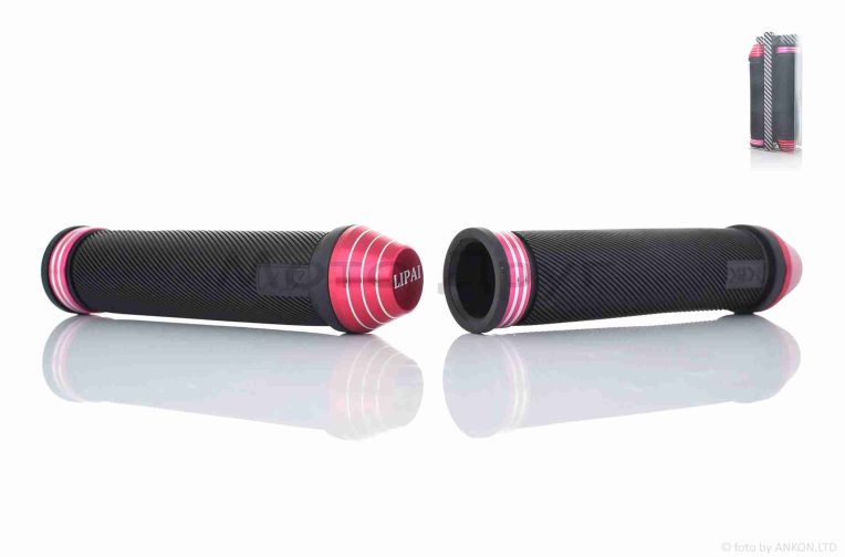 Грипси (ручки керма) універсальні #M1R “LIPAI” (рожеві)