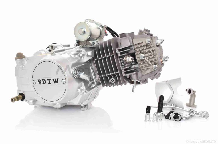 Двигатель  1P56FMI  125cc, механика, алюминиевый цилиндр  “SDTW”  (Delta, Alpha, Pitbike)