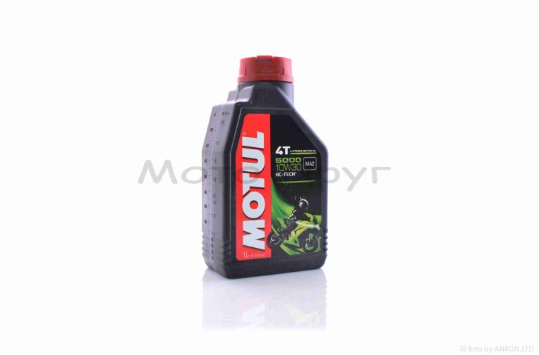 Олія моторна 4T, 1л напівсинтетика “MOTUL” (10W30, 5000) ФРАНЦІЯ