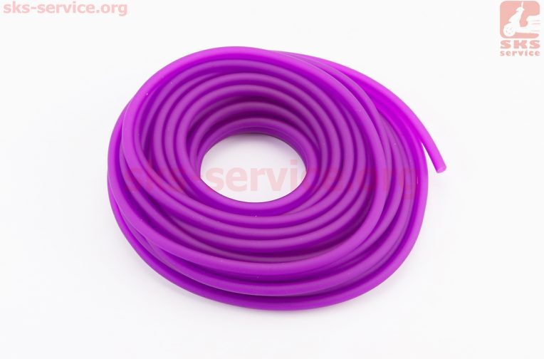 Шланг паливний 3×5мм – 10метр., фіолетовий “силікон”