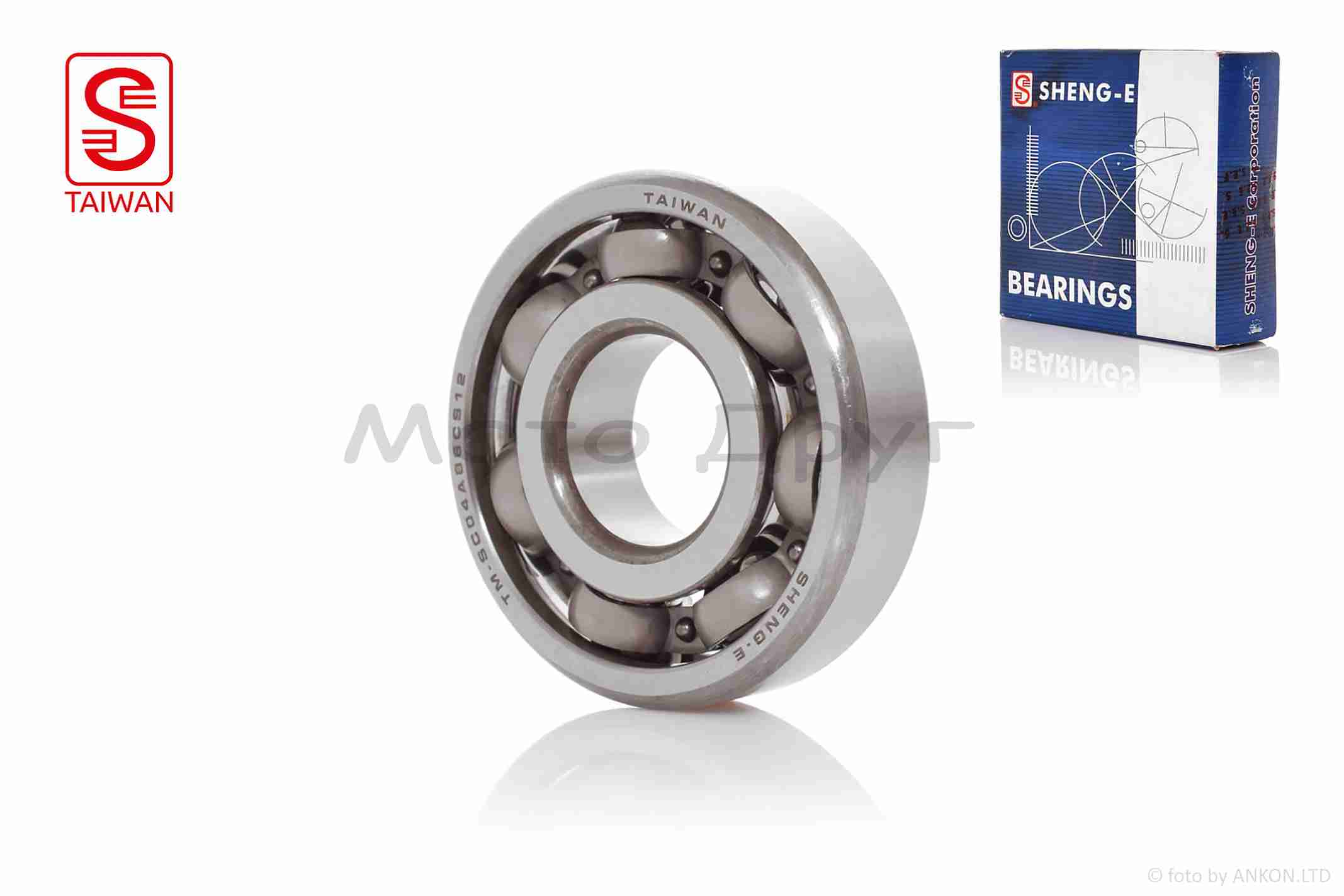 Подшипник коленвала DIO AF34/35/ZX (B19, 20-56-12) "SEE" ТАЙВАНЬ