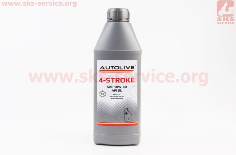 Олива 4T 10W-40 – напівсинтетична для мототехніки “4-STROKE”, 1L