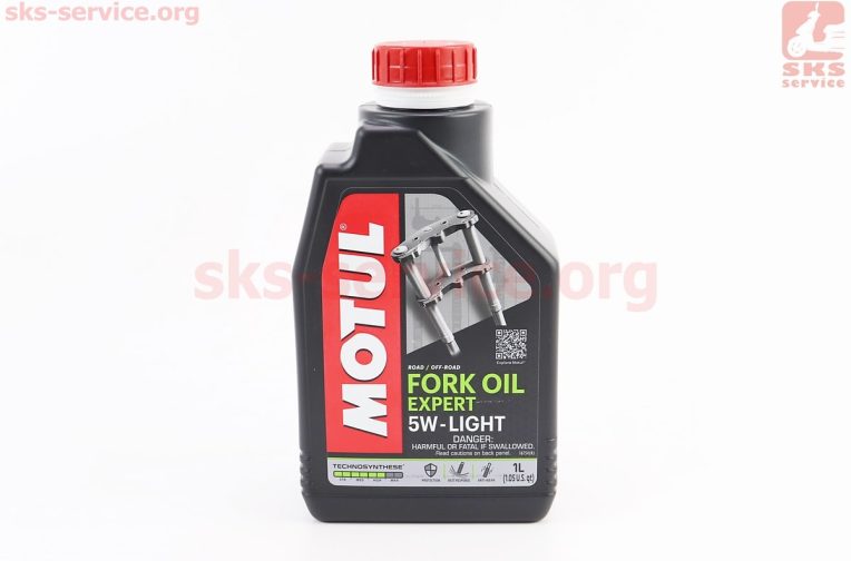 Олива 5W – напівсинтетична для амортизаторів та телескопічних вилок “Fork Oil Expert”, 1L