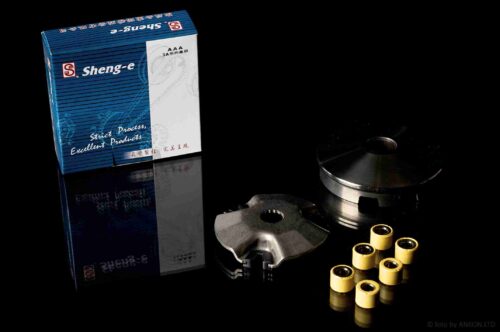 Вариатор передний  JOG 2JA, AXIS 90, STELS (2T ремень)  "SEE"  (Sheng-E)  ТАЙВАНЬ — изображение 5