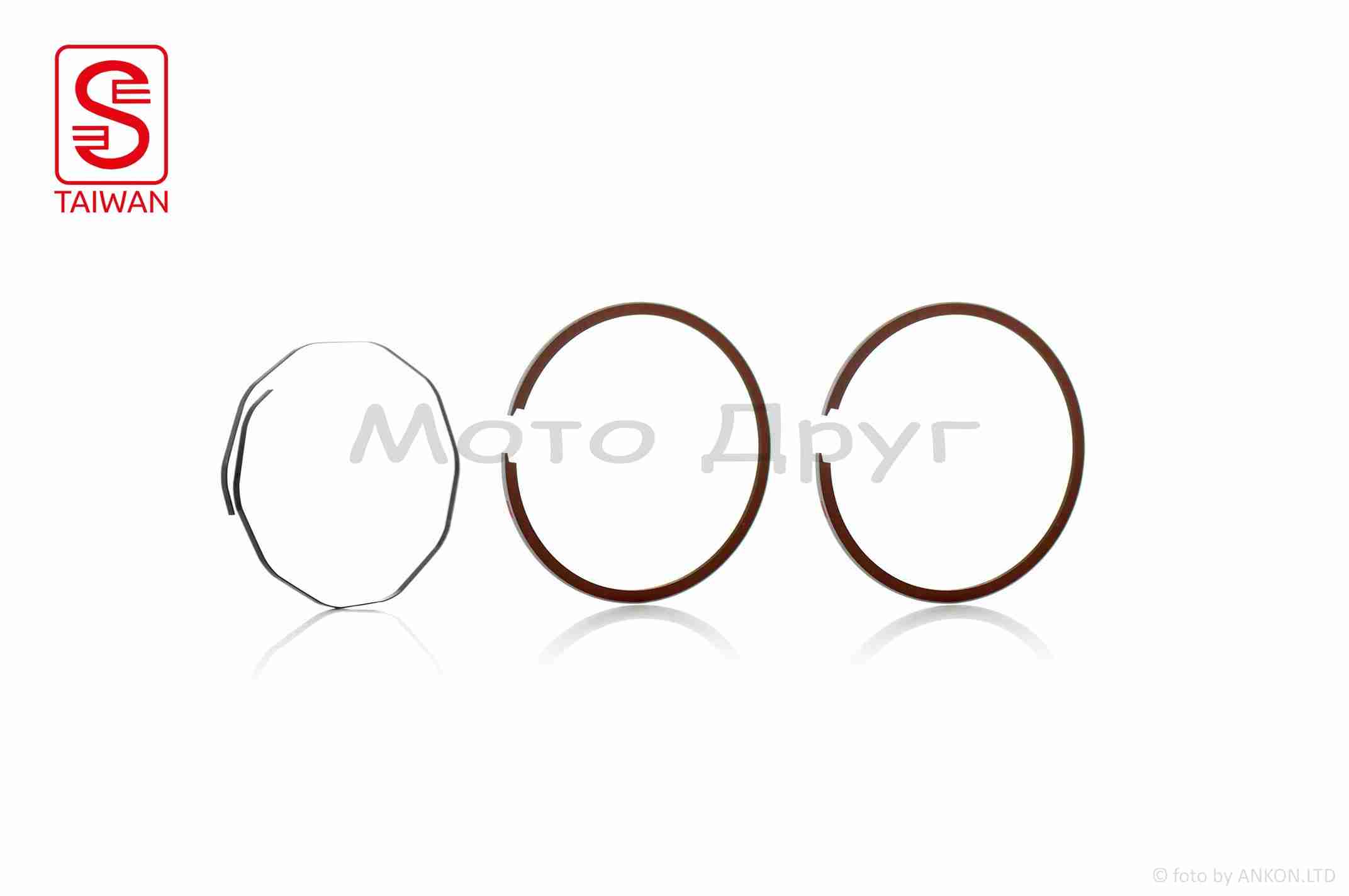 Поршень к-кт TB60 (2T цепь) +0.50 43.50 "SEE" (Sheng-E) ТАЙВАНЬ (акция) — изображение 2