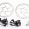 Гальмо дискове переднє (диск 160мм) + заднє (диск 160мм) на велосипед