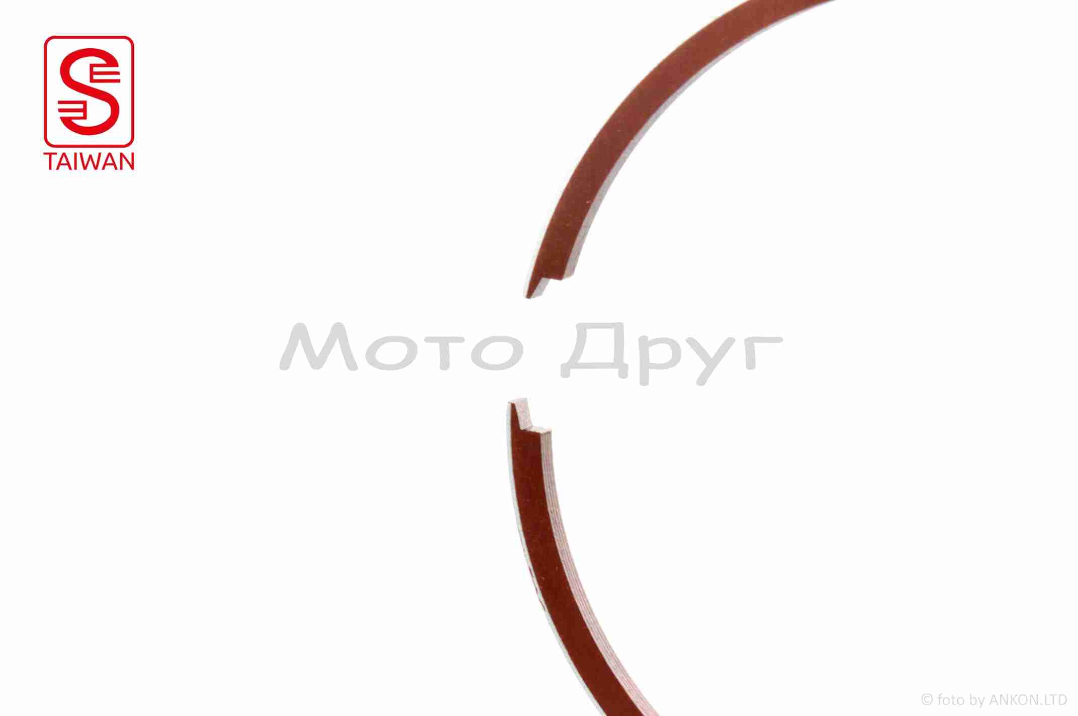 Поршень к-кт TB50 (2T цепь), CARNA, SHOOT (GS50) +0.75 41.75 "SEE" (Sheng-E) ТАЙВАНЬ (акция) — изображение 3