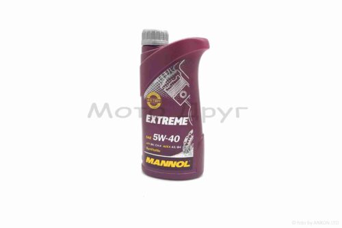 Масло моторное  4T, 1л  синтетика  "MANNOL"  (5W40, EXREME)  ГЕРМАНИЯ  #7915