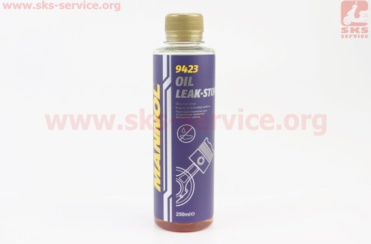 Присадка-герметик для устранения течи моторного масла (стоп-течь) “Oil Leak-Stop”, 250ml