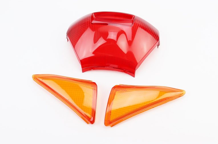 Honda LEAD AF-48 “скло”- стопа, червоне + поворотів, жовті к-кт 3шт