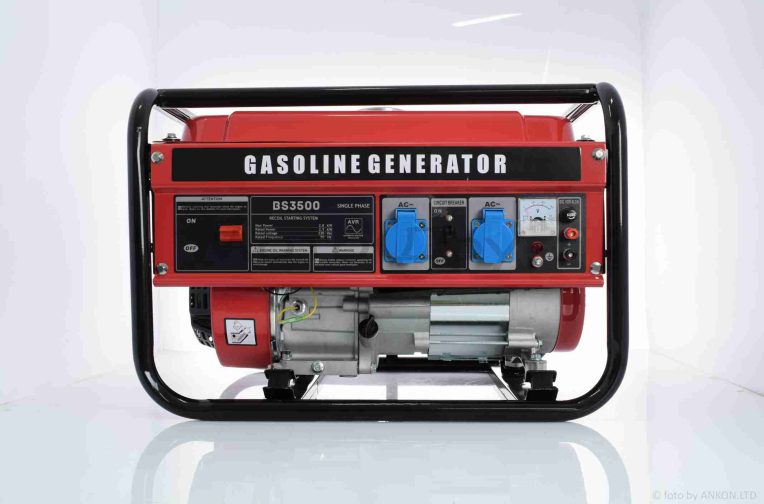 Генератор бензиновий, однофазний, ручний запуск, бак 15л., 2.8 кВт