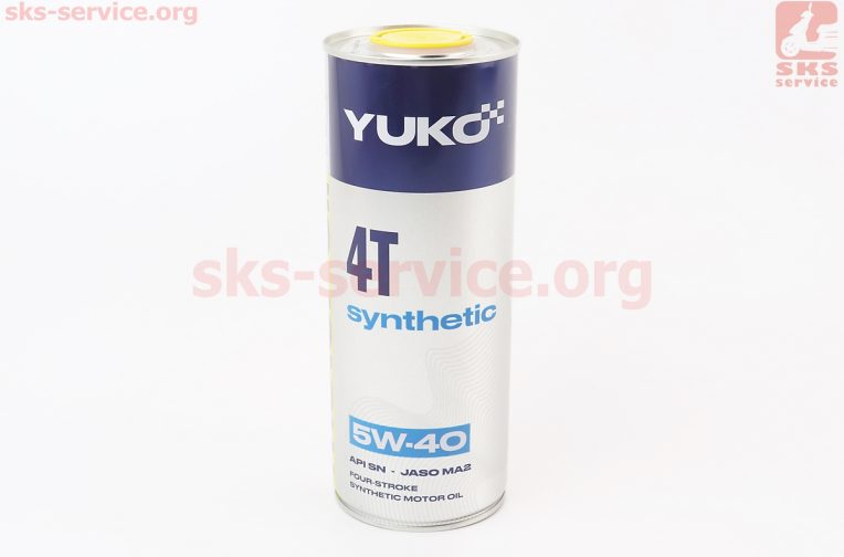 Олива 4T 5W-40 – синтетична універсальна “SYNTHETIC”, 1L, Metal