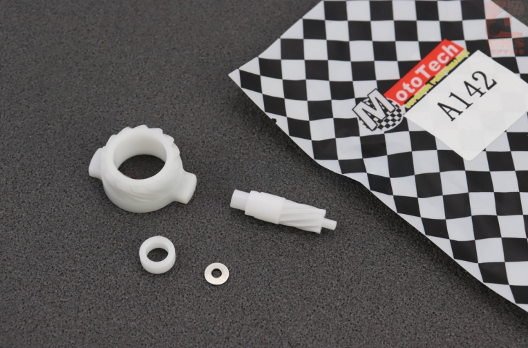 Шестерня спідометру (пластик) + черв’як Honda DIO AF62