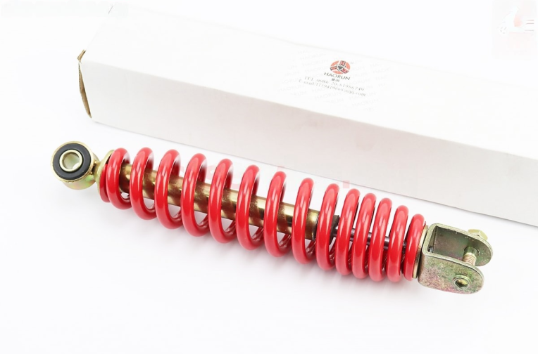Амортизатор задний GY6/Yamaha – 245мм*d50мм (втулка 10мм / вилка 8мм), красный