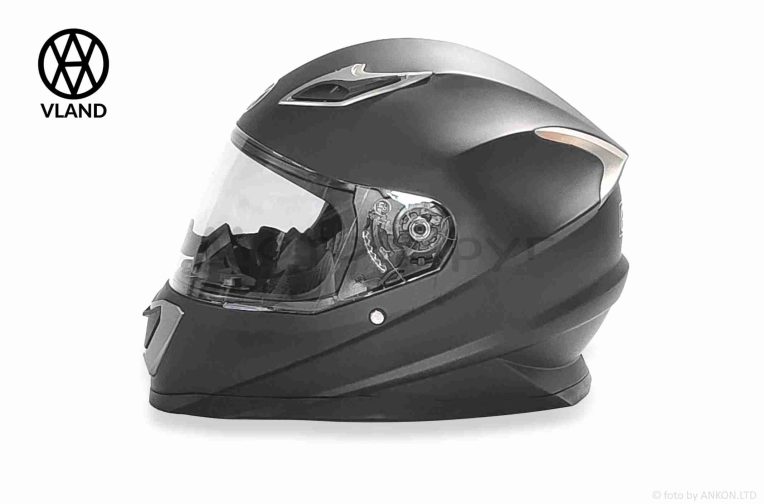 Шлем интеграл  “VLAND”  #M62  черно-мотовый, M