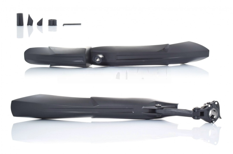 Крила бризковики вело пластмас (чорні) #DNB-009 #FK-870F/R