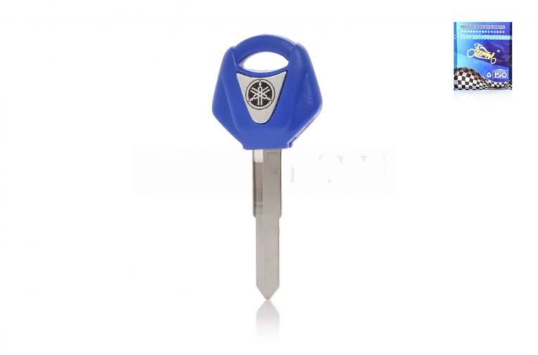 Ключ замка зажигания (заготовка) Yamaha синий “LIPAI”