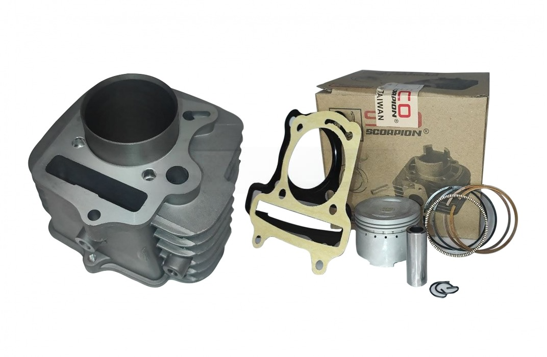 Поршневая группа (ЦПГ) YX125 (S97 154FMI) D54, p14, h69.5, алюминий "SCORPION"