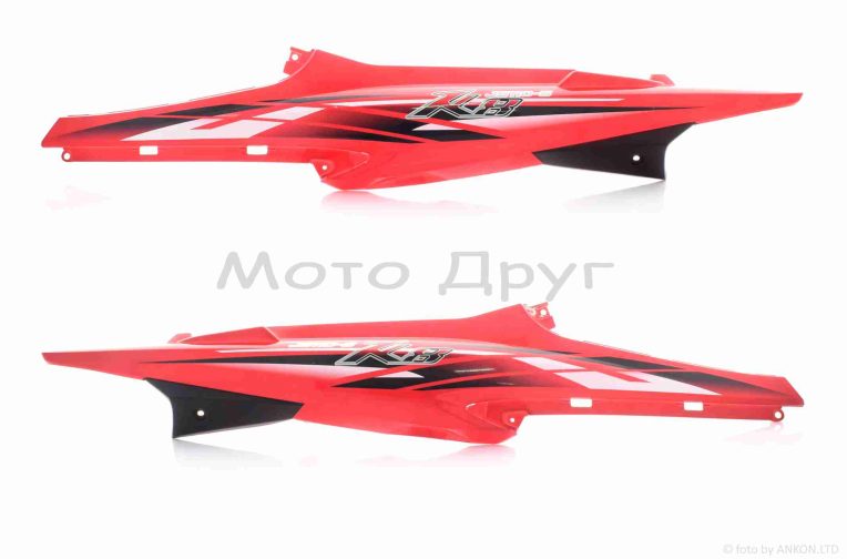 Пластик JS110-5 боковины, красный “JIANSHE”