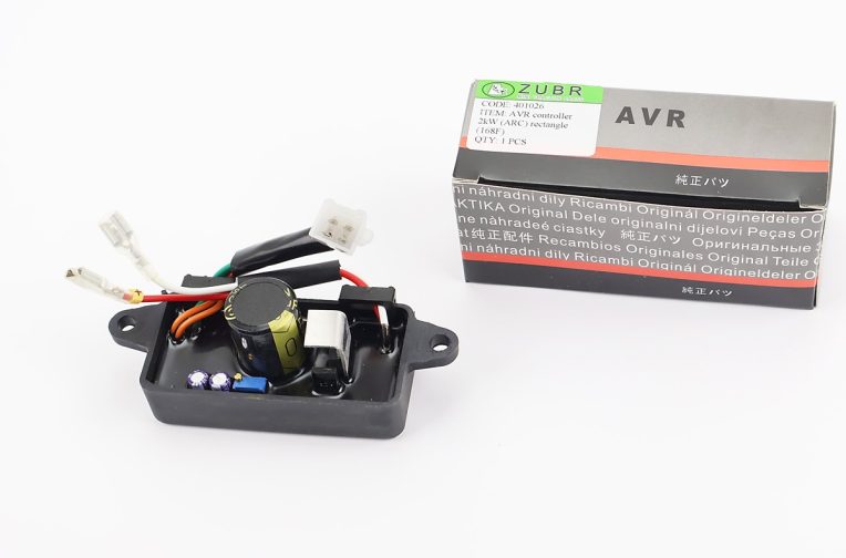 Реле напряжения AVR однофазное 2-3,5кВт (корпус – прямоугольник, пластик, контакты – 2 “мама” + 4 “папа”, 250V, 220µF)