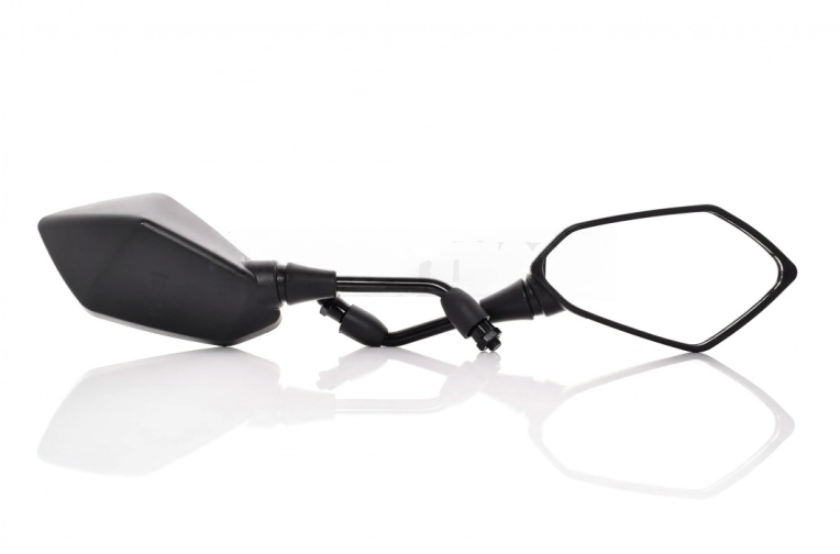 Зеркала  M10  пятиугольные, черные