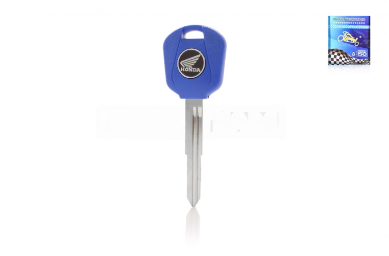 Ключ замка зажигания (заготовка)  Honda  синий  “LIPAI”