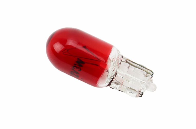 Лампа повороту (червона без цоколя) 12V / 3W T10
