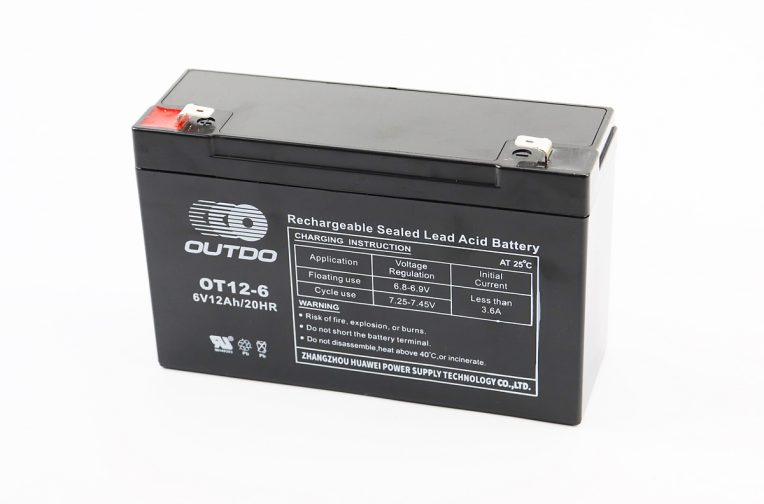 Аккумулятор 6V12Ah OT12-6 кислотный (L151*W50*H94mm) для ИБП, игрушек и др.
