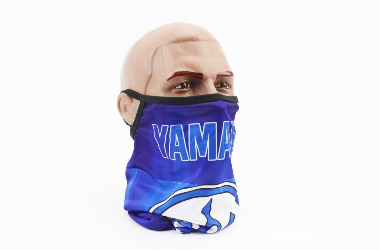 Маска лица пылезащитная “YAMAHA”, с синим рисунком, GE-70