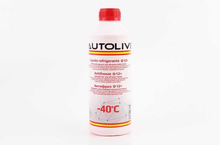 Жидкость охлаждающая -40°C “АНТИФРИЗ G12+”, красная 1L