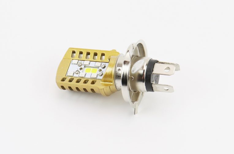 Лампа фары диодная H4 – LED-2 (желтая)