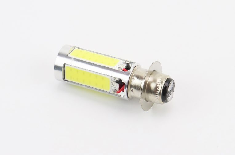 Лампа фары диодная P15D-25-1 – LED-4+1(линза)
