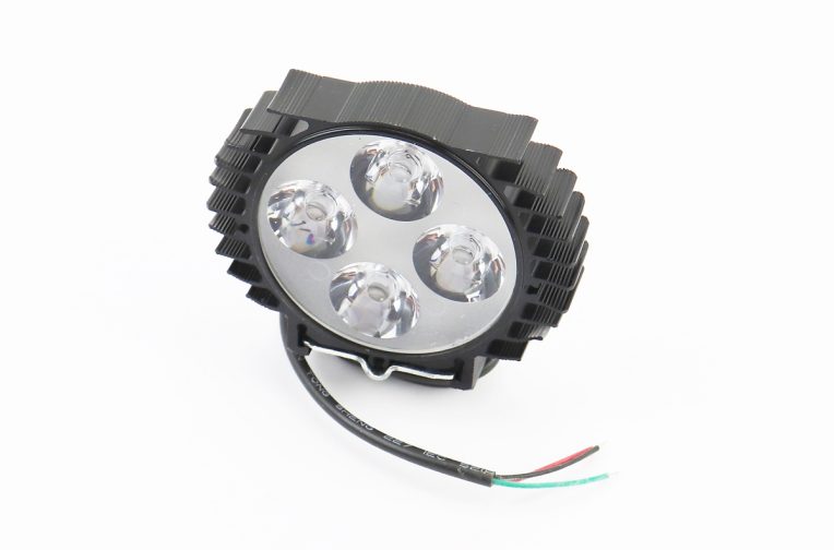 Фара додаткова світлодіодна – 4 LED з кріпленням, “компакт” ЧОРНА