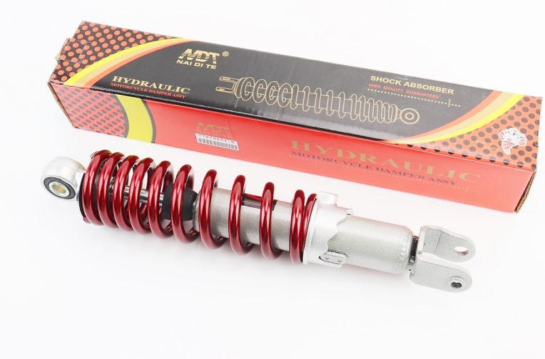 Амортизатор задний GY6/Honda – 280мм*d54мм (втулка 10мм / вилка 8мм) регулир., красный