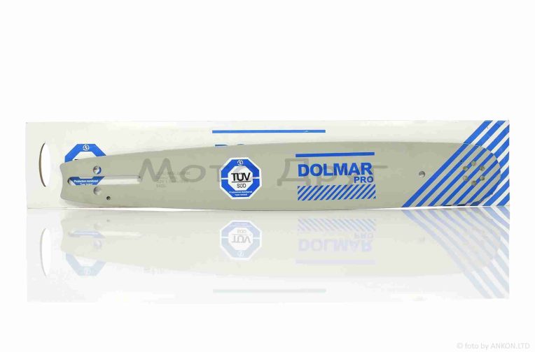 Шина пилы  15″/38cm, 325, 1.5, 64зв  для GL, H137/142  “DOLMAR”  (6 заклепок)