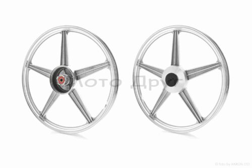 Диск колеса передний  18"-1.40  GS125/150  d12, литой, 5 лучей