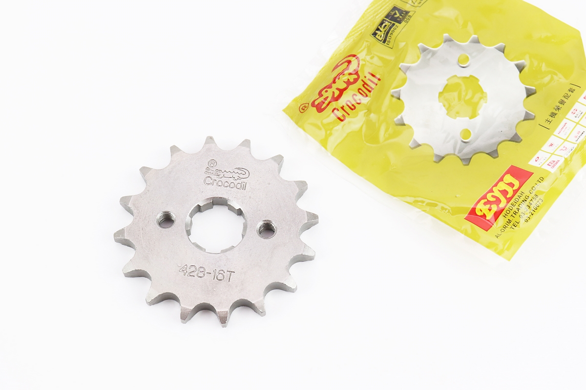 Звезда передняя CG/CB-428H-16T (под шлиц 5мм) Loncin JL200-68A/LIFAN