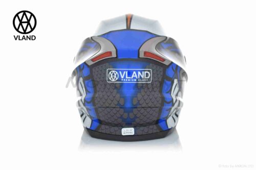 Шолом інтеграл  "VLAND"  #M62-Dino  синій, M - Зображення 4