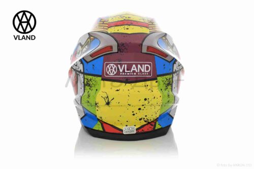 Шолом інтеграл  "VLAND"  #M62  мультиколор, L - Зображення 3