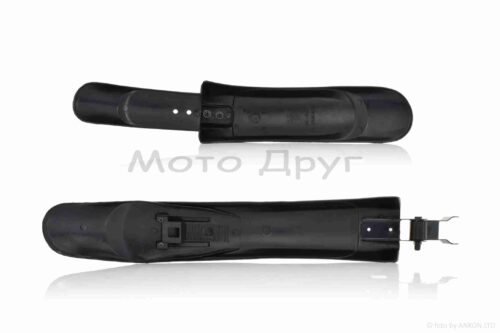 Крила бризковики вело пластмас, чорні #HC-368 - Зображення 2