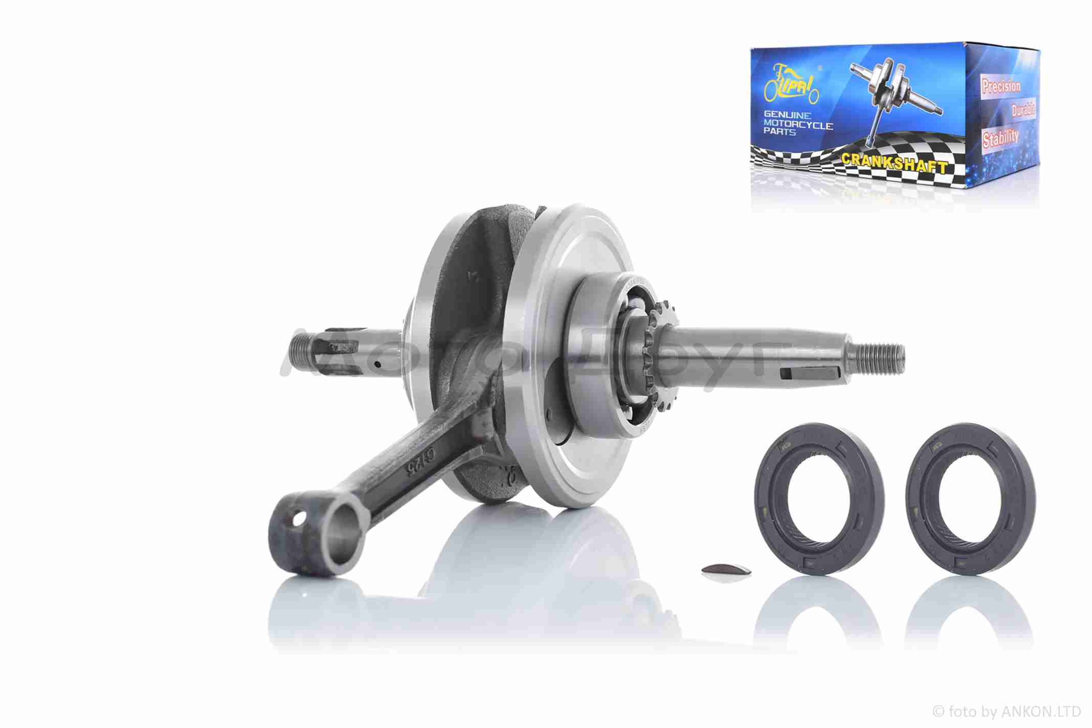 Колінвал Delta 125 154FMI-2 (S125) p-14 #PRO "LIPAI"