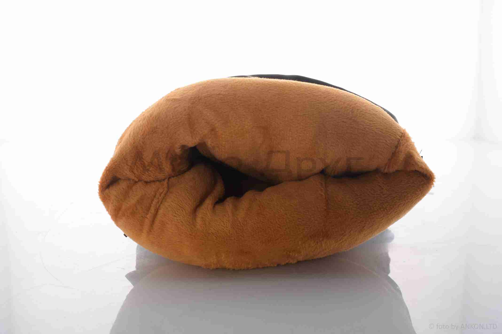 Рукавицы (варежки) на руль зимние бордовая вставка — изображение 3