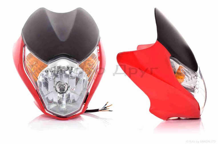 Обтічник з фарою HONDA CG150 TITAN MIX EX 2010 червоний