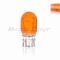 Лампа стопа  T20  безцокольная  12V 21/5W  оранжевая