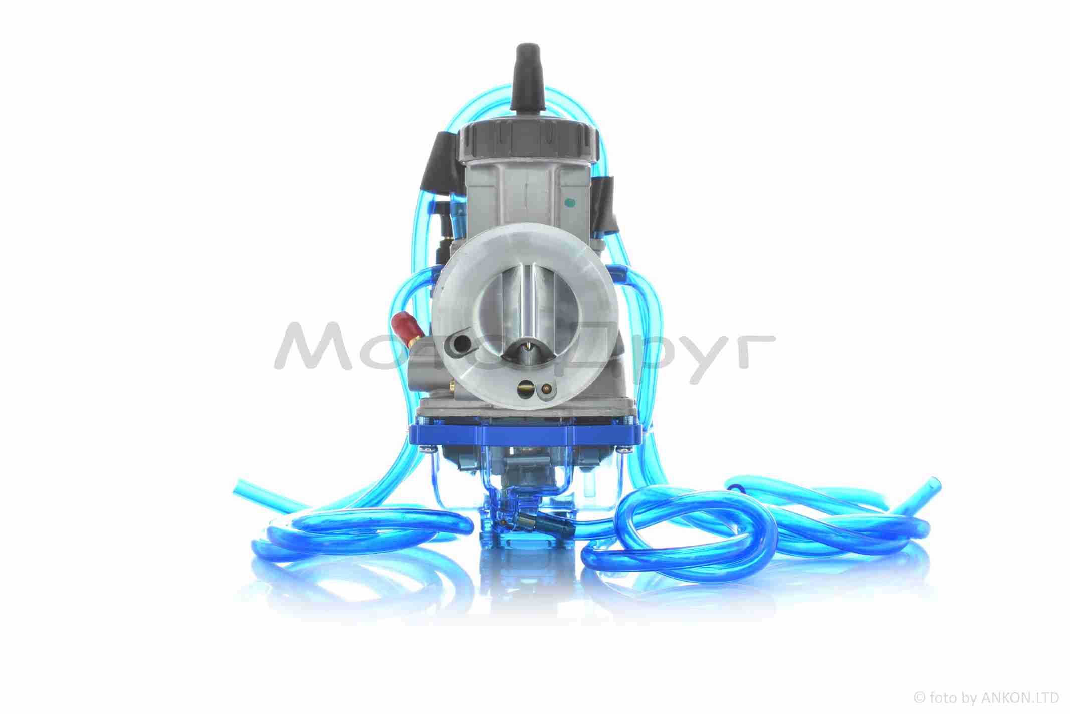 Карбюратор PWK36 ручной подсос +патрубок, жиклеры, игла "KEIHIN" — изображение 3