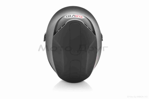 Шлем открытый (мото 50cc/вело/самокат)  "DAVID"  (#S327, синий глянцевый, регулятор размера, очки, A — изображение 4