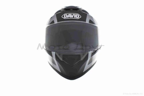 Шлем интеграл  "DAVID"  (#D820E, черно-красно-серый, XL, ABS) — изображение 3